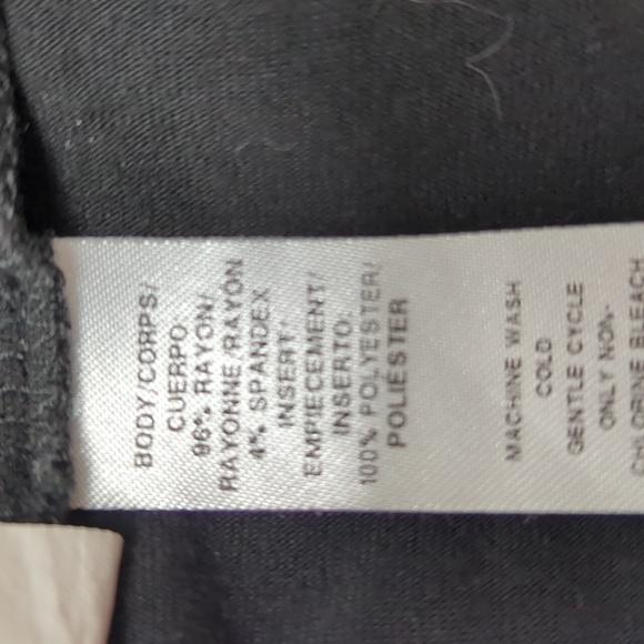 Long sleeve t-shirt with sheer panels, size L - Picture 7 of 8